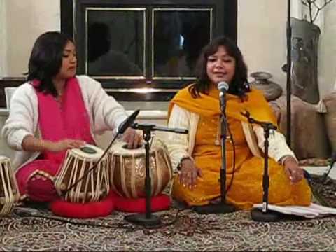 Shonali Srivastava and Nidhi Nigam performing Hindustani classical music